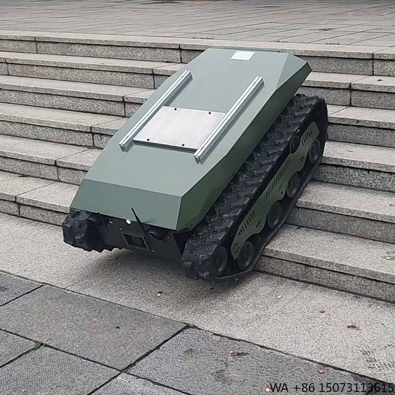 Tracked Robot Chassis - Podwozie wózka gąsienicowego z możliwością wchodzenia