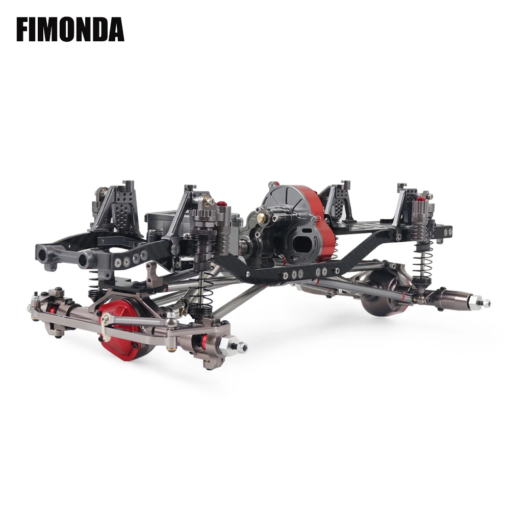 Robot Car Kit - FIMONDA 1/10 gąsienica RC metalowa obudowa
