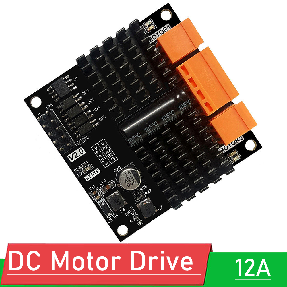 L298N Module - Moduł sterowania silnikiem szczotkowym DC 12V