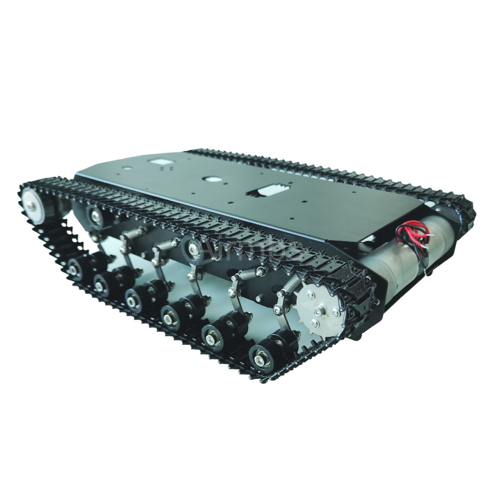 Tracked Robot Chassis - Podwozie gąsienicowe do robota, metalowe, z
