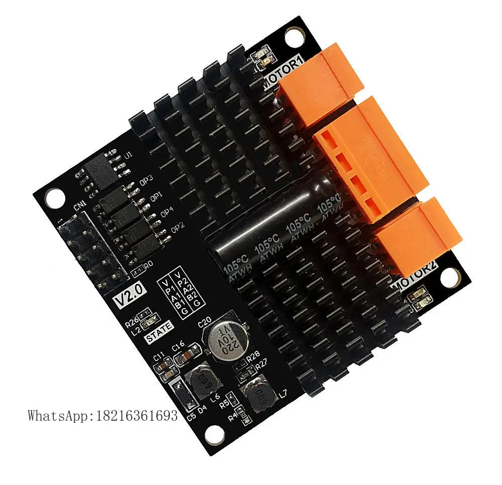 L298N Module - Moduł sterowania silnikiem szczotkowym DC 12V