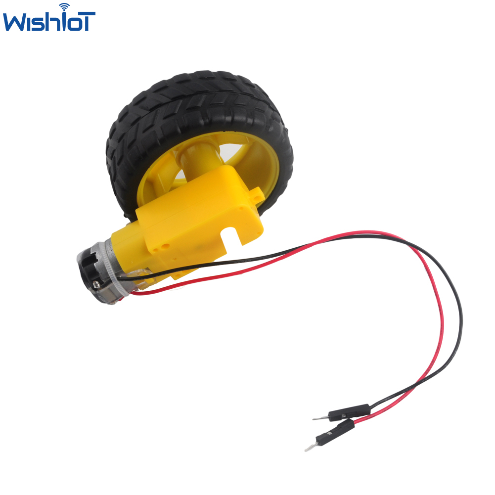Arduino Robot - DC3-6V 1:48 Przekładnia TT Silnik Podwójny
