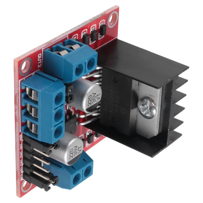 L298N Module - Moduł AED7-L298N, dwukanałowy sterownik silników krokowych