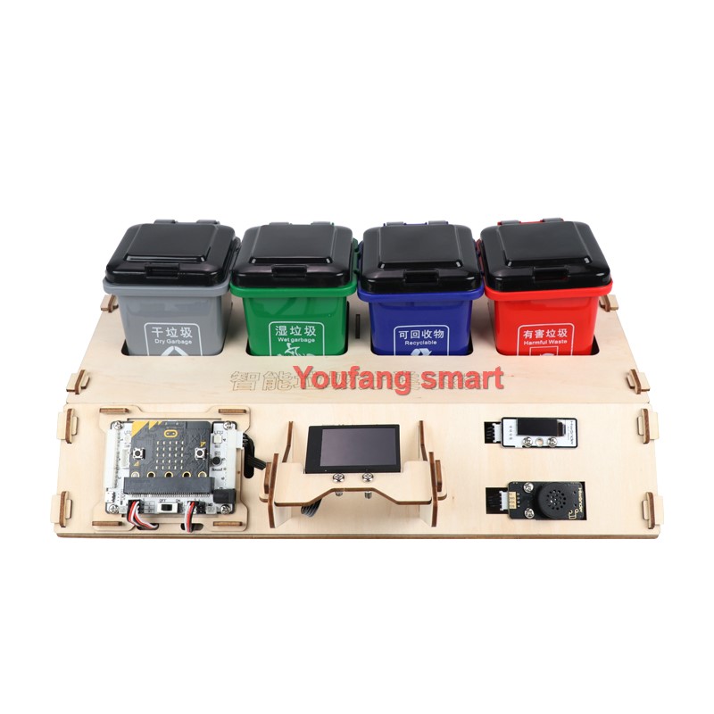 Microbit - Sortowanie odpadów zestaw z robotem klasyfikacja
