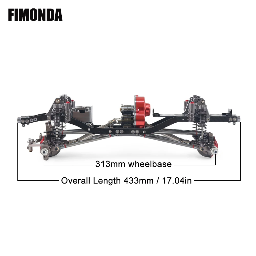 FIMONDA 1/10 gąsienica RC meta – Robot Car Kit recenzja i cena