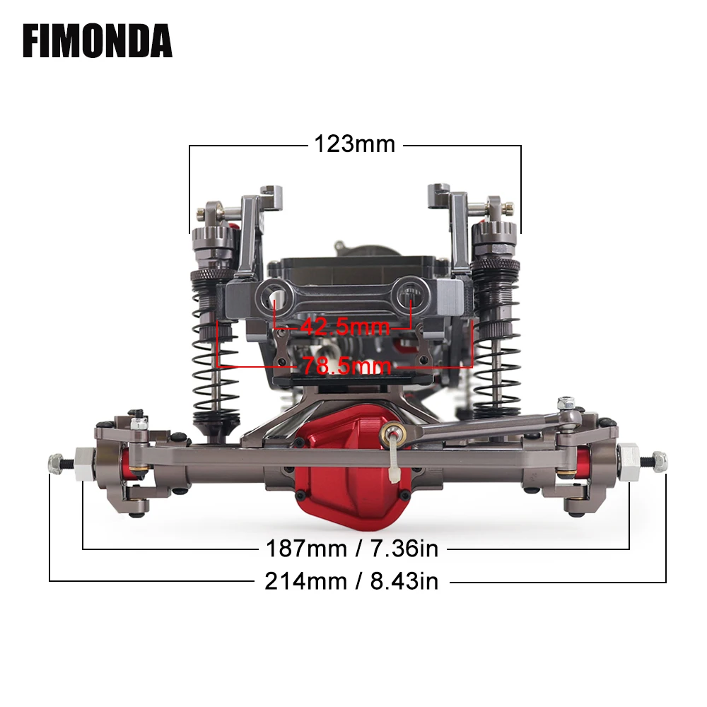 FIMONDA 1/10 gąsienica RC meta – Robot Car Kit recenzja i cena