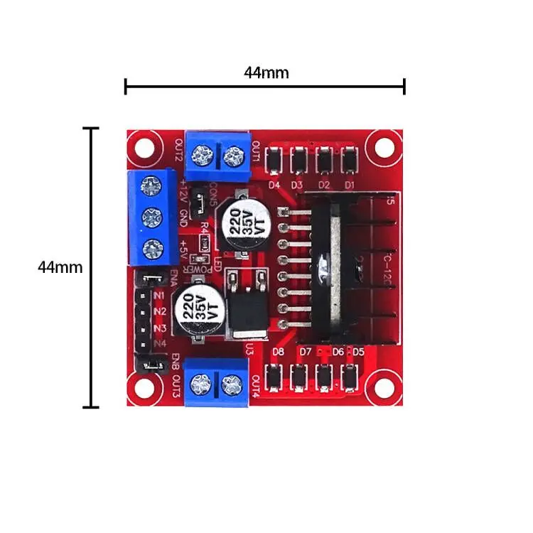 Moduł sterownika silnika L298N – L298N Module recenzja i cena