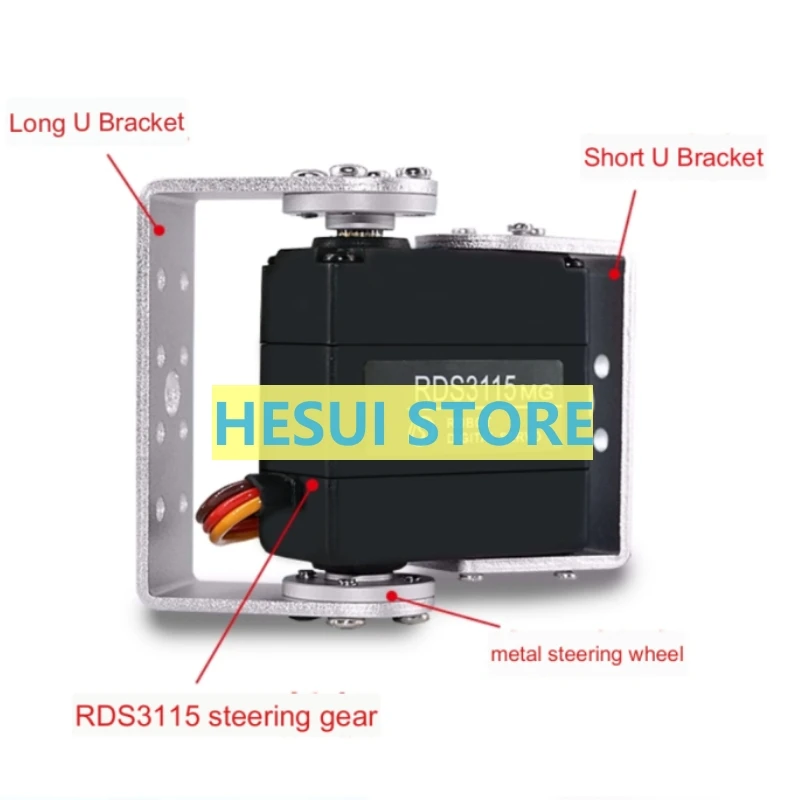 RDS3115 15kg Metal Gear Cyfrow – Servo Pan Tilt recenzja i cena
