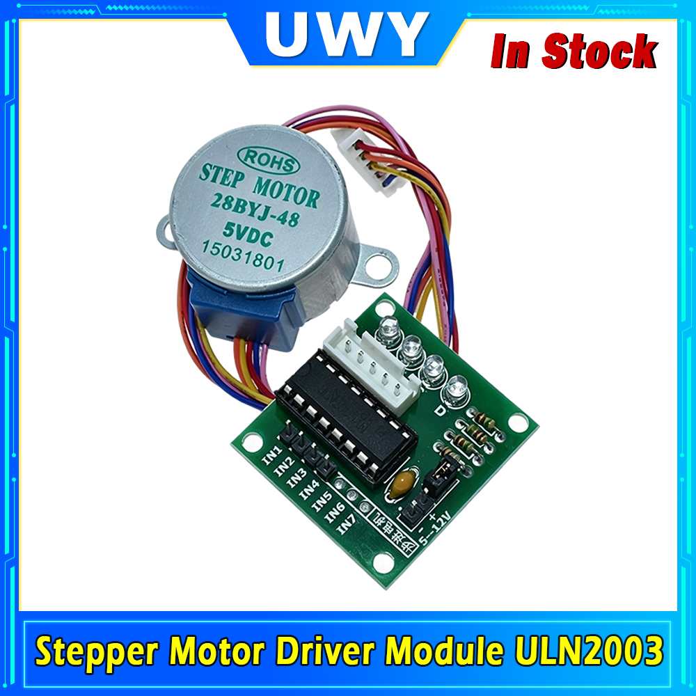 1 zestaw 28BYJ-48 5V 4-fazowy  – Uln2003 Driver recenzja i cena
