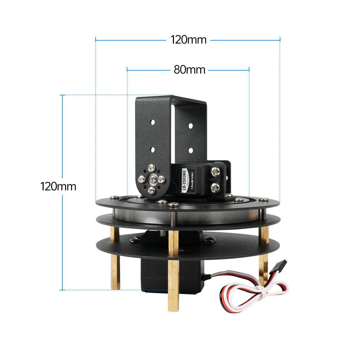 Hiwonder Niezmontowany Zestaw  – Servo Pan Tilt recenzja i cena