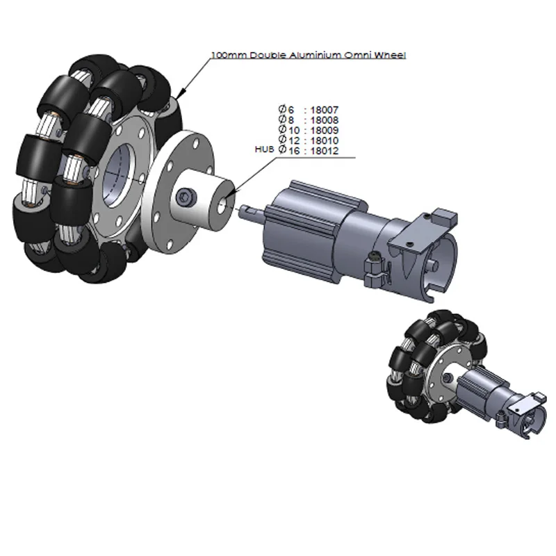Koło aluminiowe o średnicy 4 c – Robot Wheel recenzja i cena