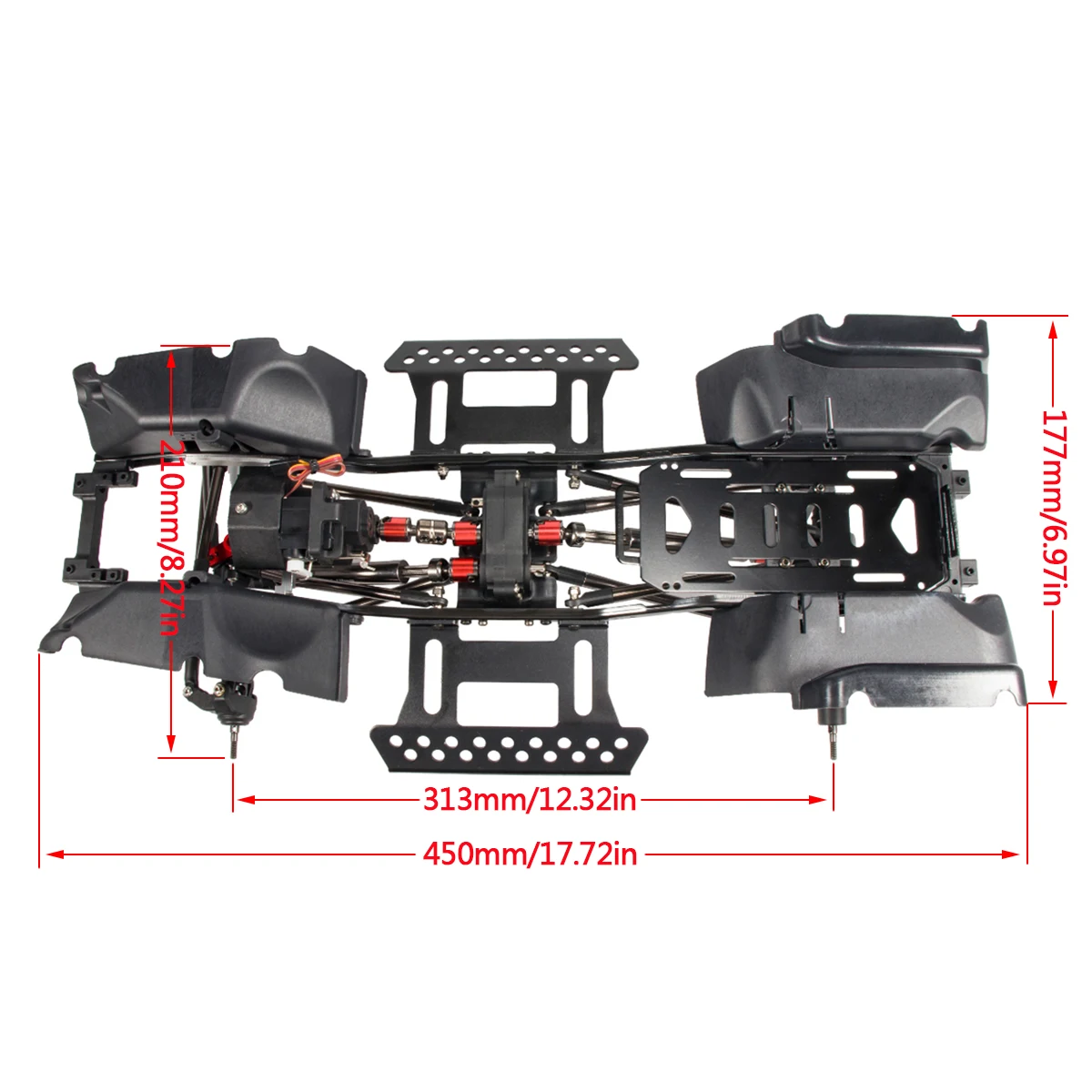 Zestaw podwozia 1/10 gąsienica – Robot Car Kit recenzja i cena