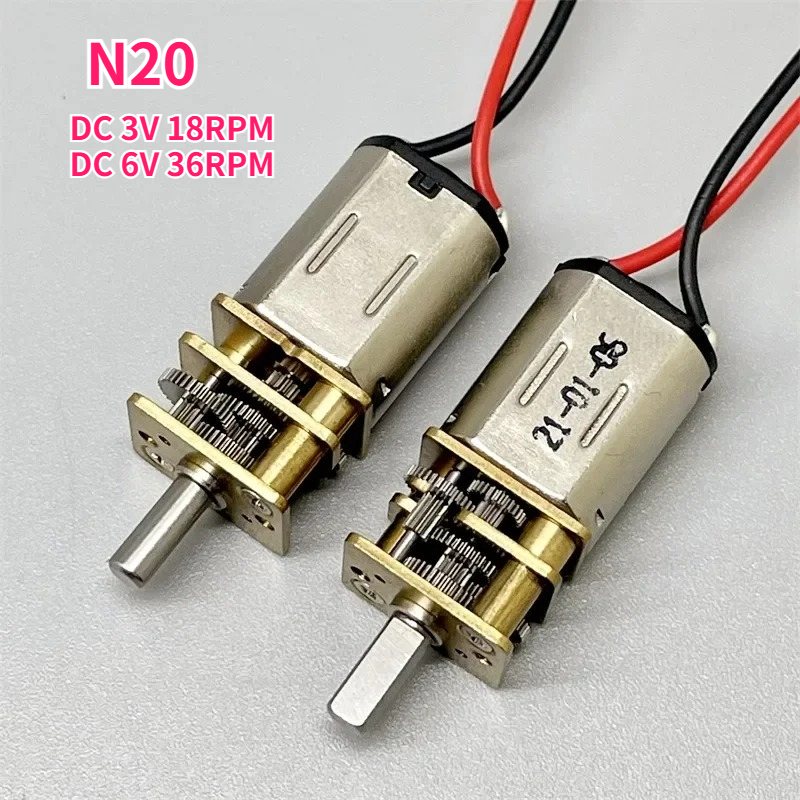 Silnik przekładniowy N20 DC 3V – Geared Motor recenzja i cena