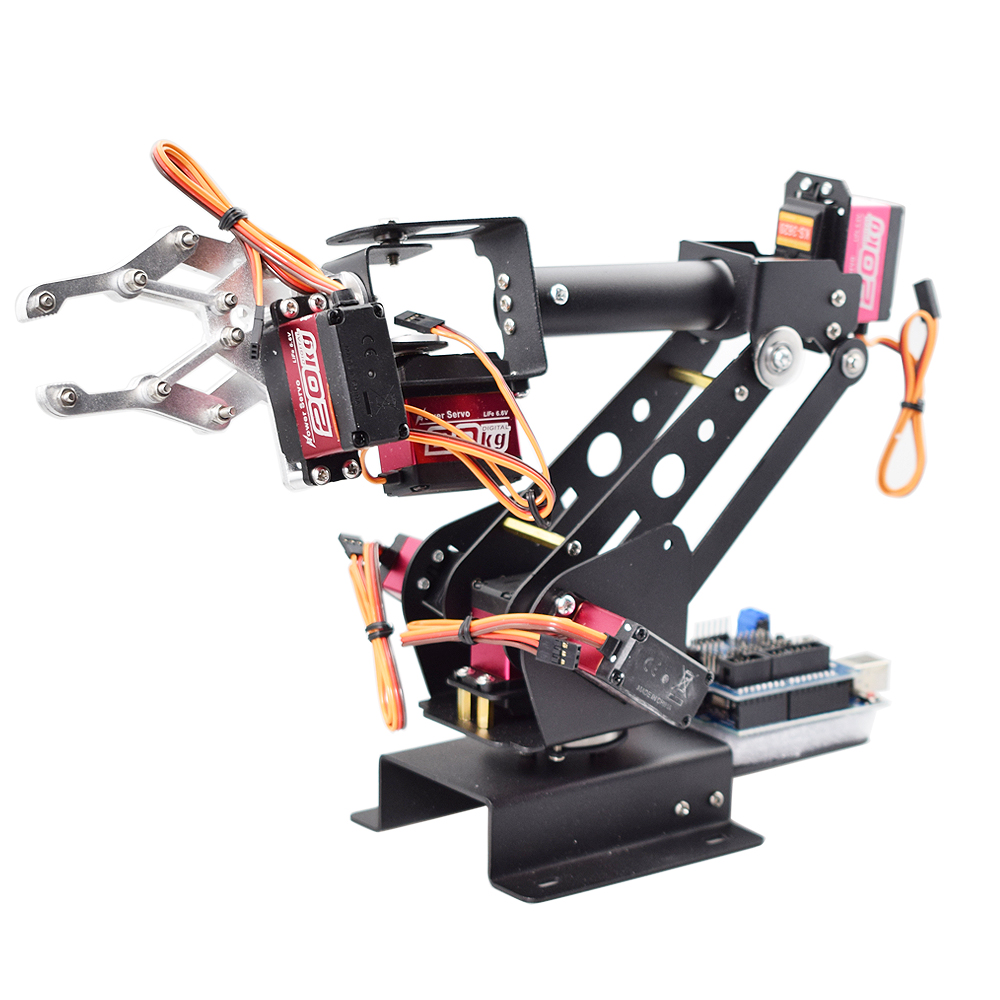 Ręka robota 6 DOF z chwytakiem – Arduino Robot recenzja i cena