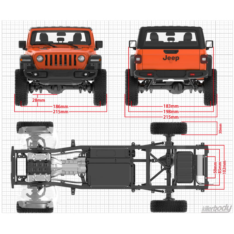 1/10 Killerbody 48765 Zestaw d – Robot Car Kit recenzja i cena
