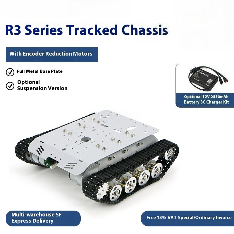 Podwozie czołgowe serii R3, in – Tracked Robot Chassis recenzja i cena