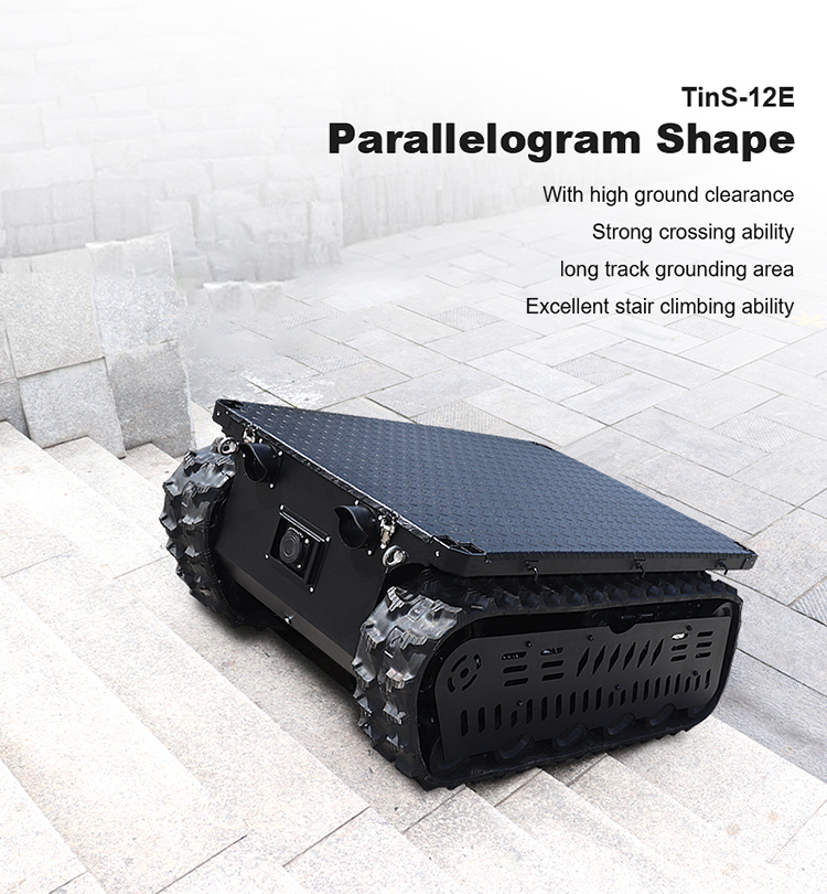 Podwozie robota gąsienicowego  – Tracked Robot Chassis recenzja i cena