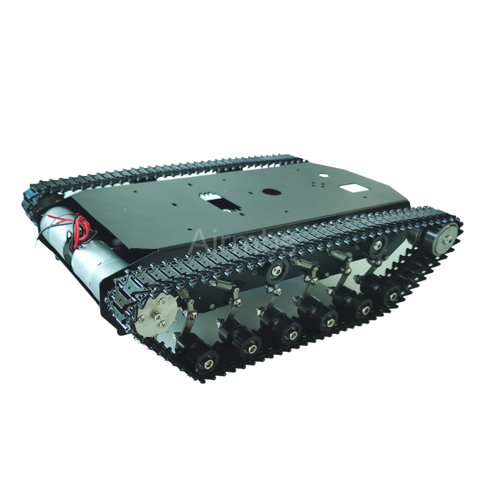 Podwozie gąsienicowe do robota – Tracked Robot Chassis recenzja i cena
