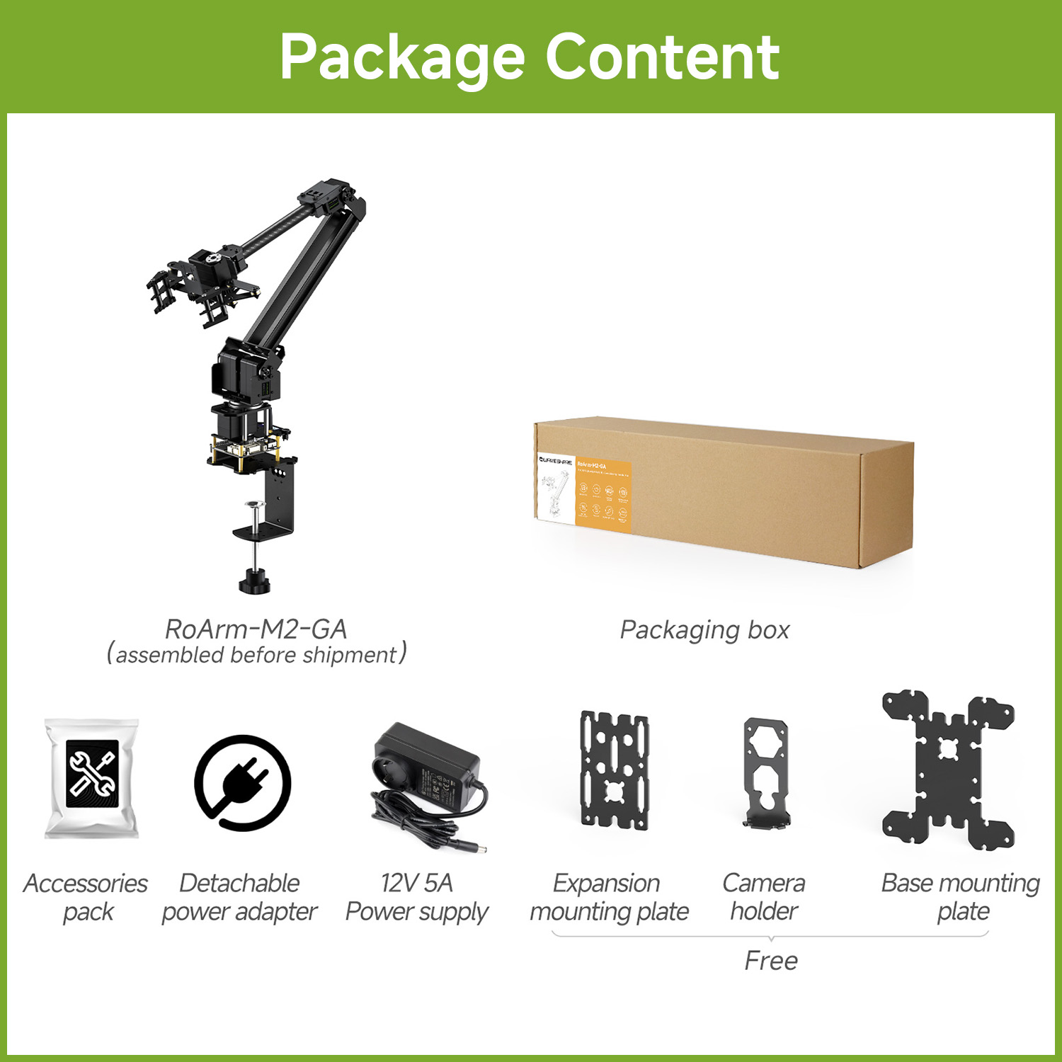 Zestaw robota stacjonarnego z  – Servo Kit recenzja i cena