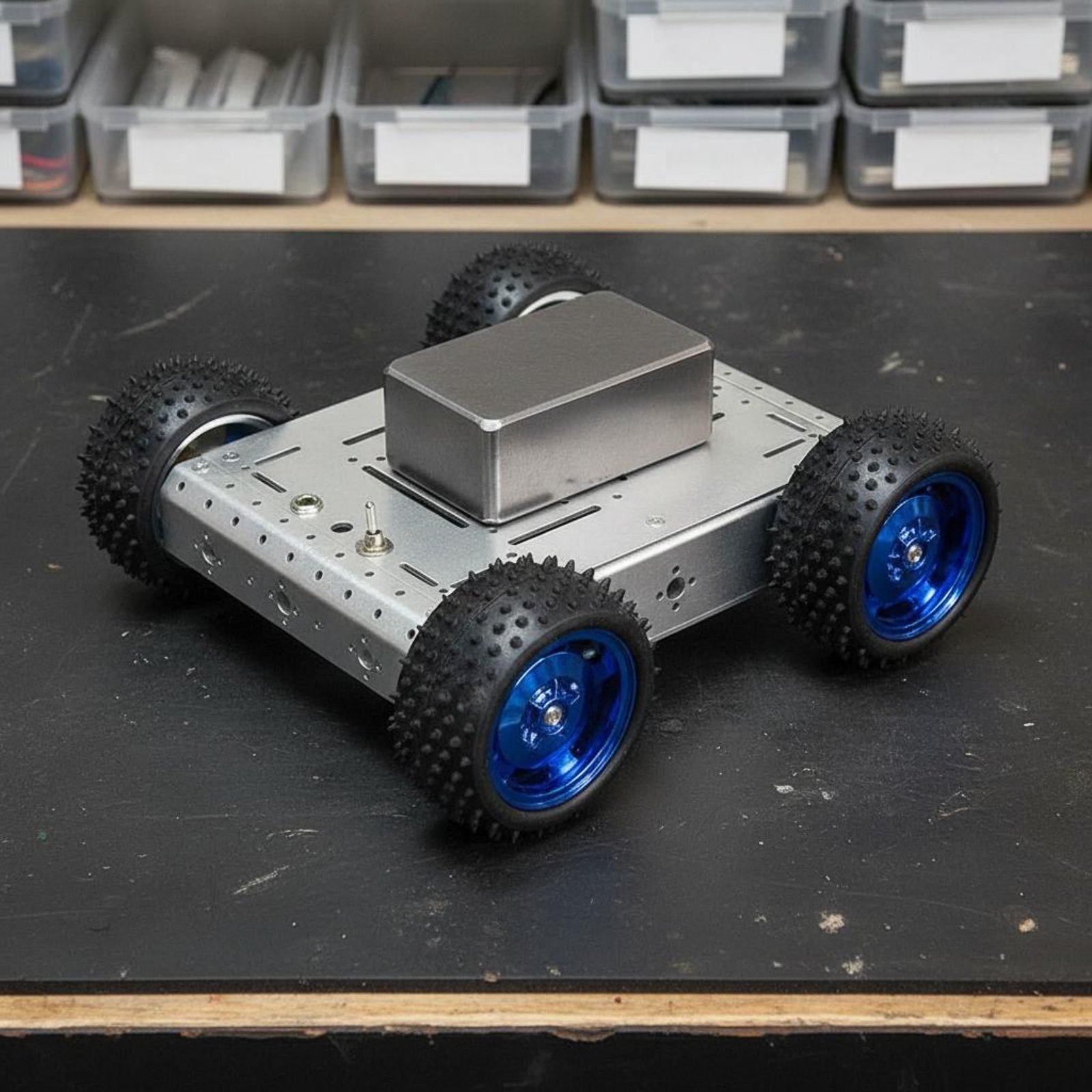 Podwozie inteligentnego samoch – Robot Car Kit recenzja i cena