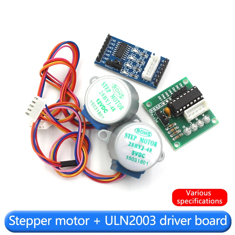 Silnik krokowy 28BYJ48 ULN2003 – Uln2003 Driver recenzja i cena